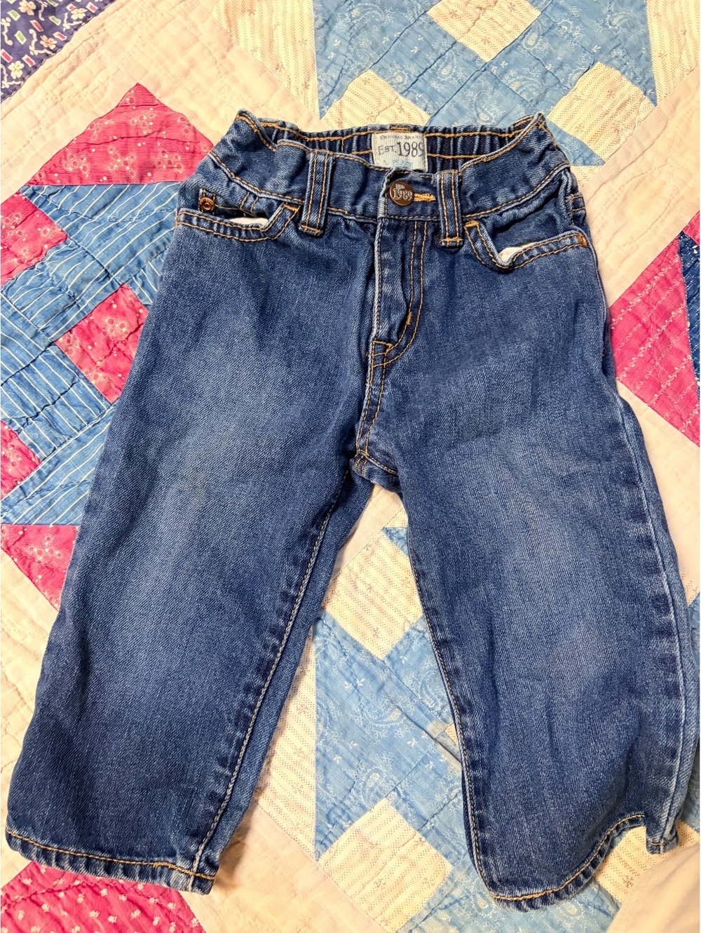 Y2K Denim Jeans Toddler Classic Straight Fit